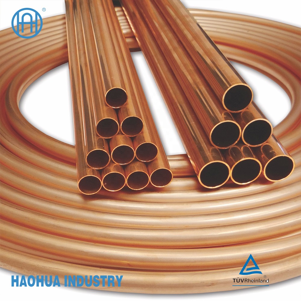 Pancake copper capillary coil tube