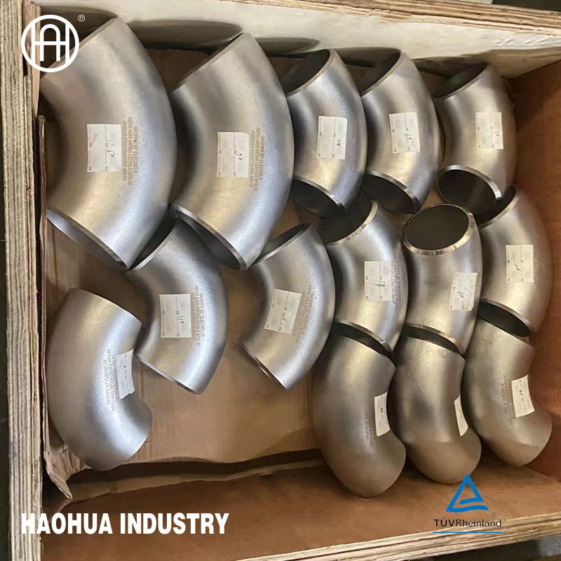Stainless Steel Fitting Butt-Weld Elbow Bw Lr/Sr 90 Degree