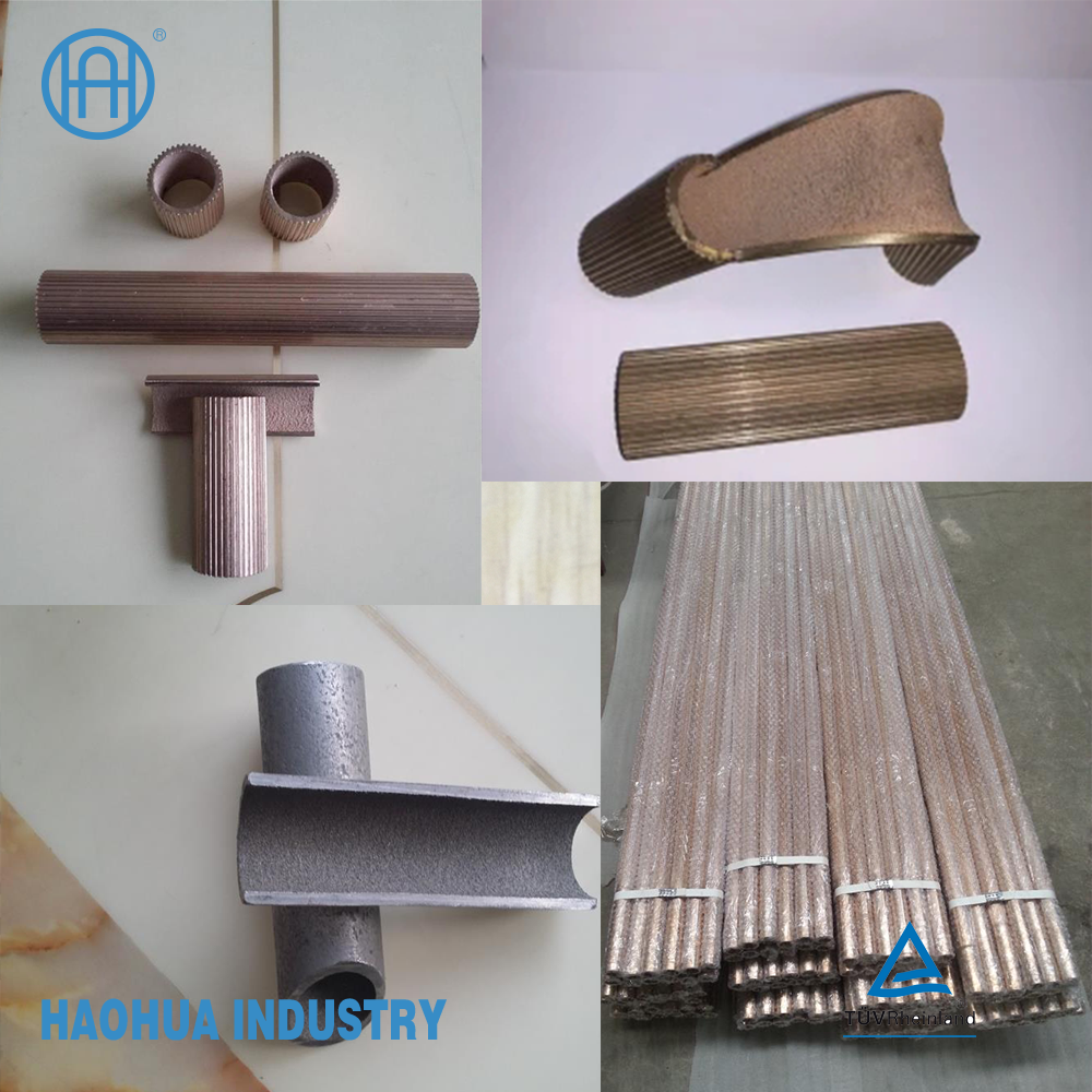 Copper High Flux Tube with Od Sintered Porous Coating for Heat Exchanger