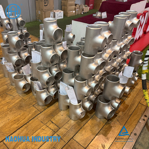 ASME B16.9 Fittings 1-48 Inch Stainless Steel Pipe Tee Seamless or Weld
