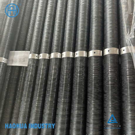 High Frequency Welded Stainless Steel Spiral Fin Tubes Carbon Steel Spiral Finned Tubes