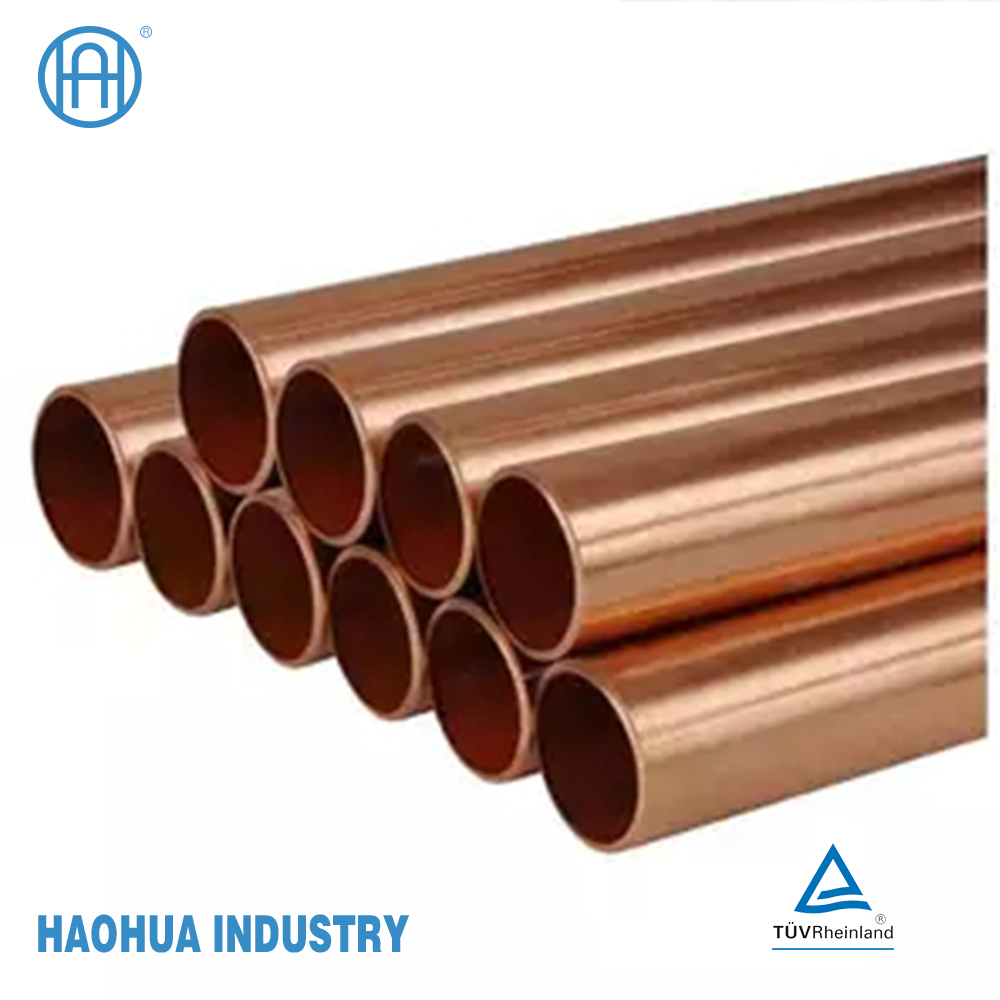 Copper Straight Tube Hard Temper Drawn Tubes Refrigeration