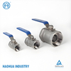 Stainless Steel 201/304/316 High Pressure/Non-Retention/Flow Control Manual 2PC Ball Valve for Water/Air/Oil/Gas/Liquid