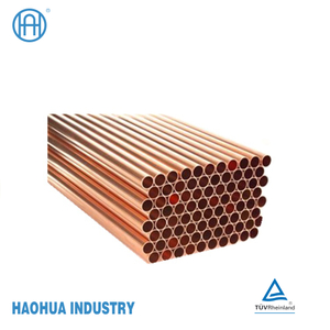 Copper Straight Tube Hard Temper Drawn Tubes Refrigeration