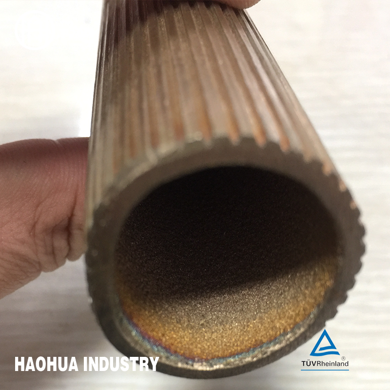 Copper High Flux Tube with Od Sintered Porous Coating for Heat Exchanger