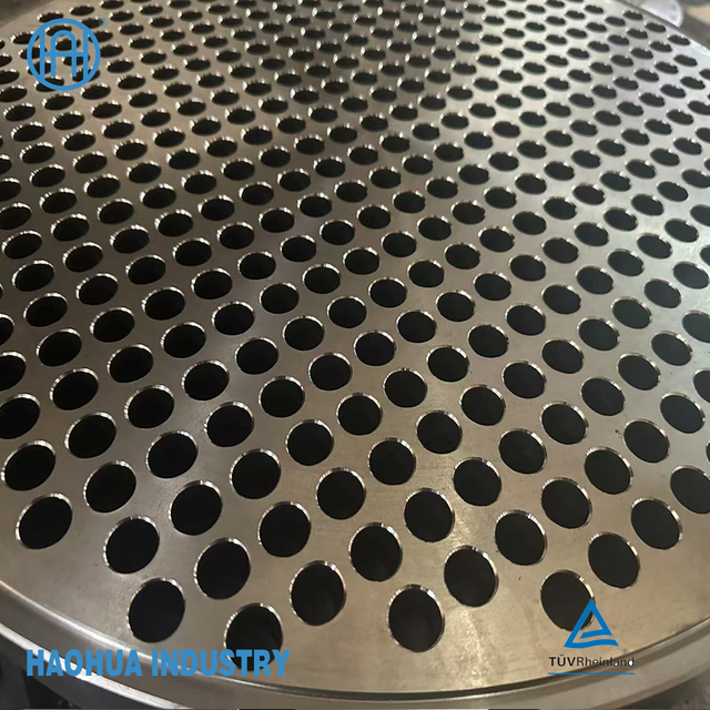 Titanium Alloy Sheets Baffles Support Plates Tube Plates Tubesheets