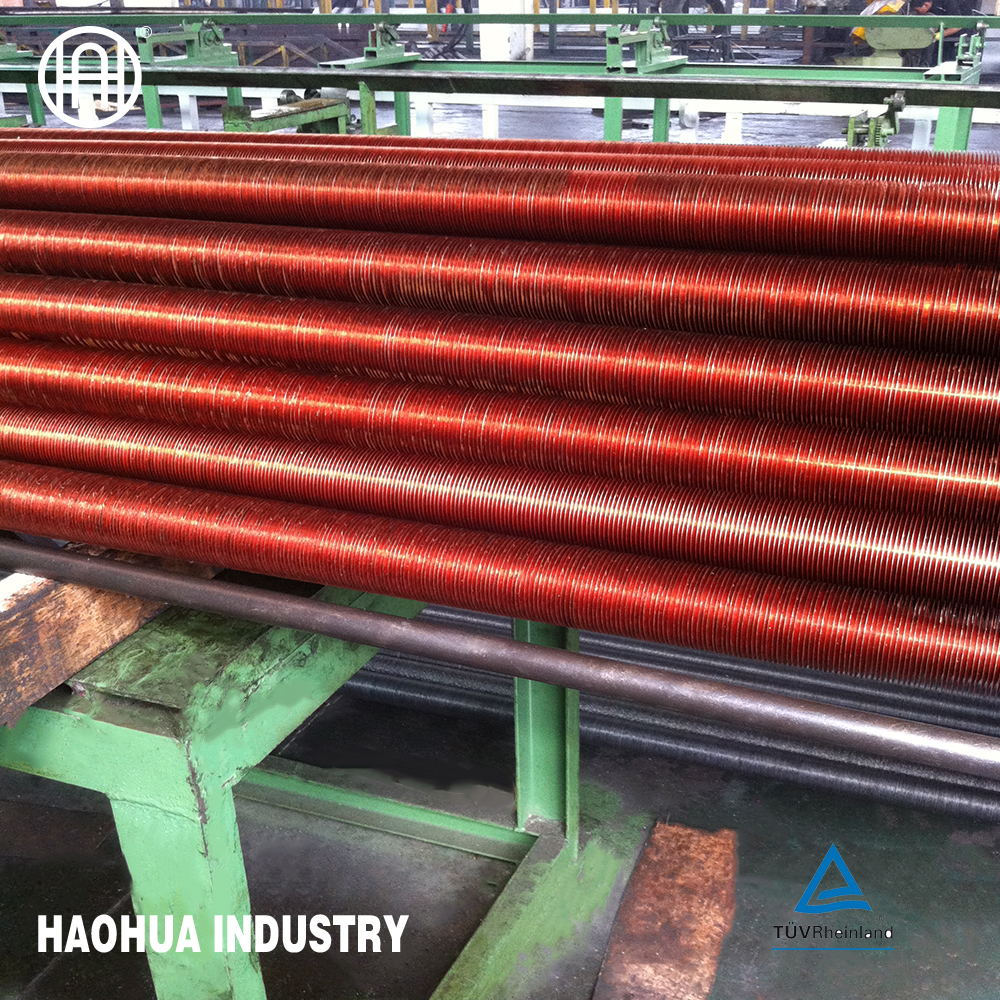 High Frequency Welded Longitudinal Spiral Fin Tube for Boiler