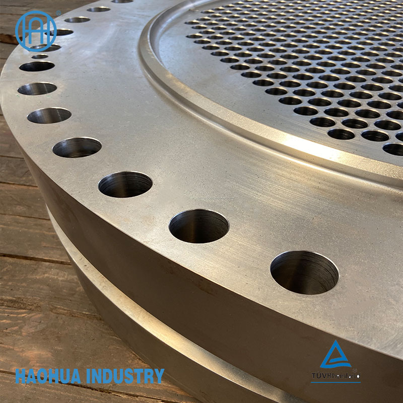 CNC Machining Drilling Drilled Forged Forging Steel TubeSheets Tube Sheets