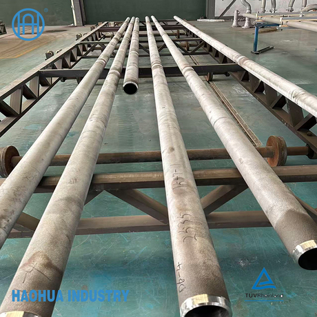 Centrifugal casting tube bundle