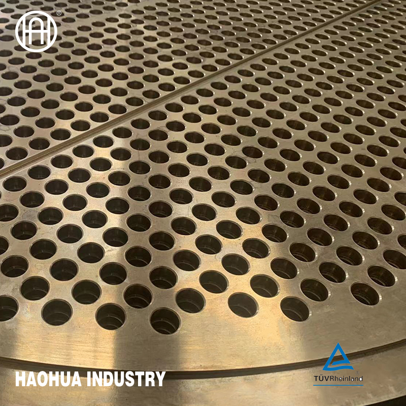 Baffle Plate THK20-200mm Copper Nickel Cladding Tubesheet Sb171 C70600, C44300