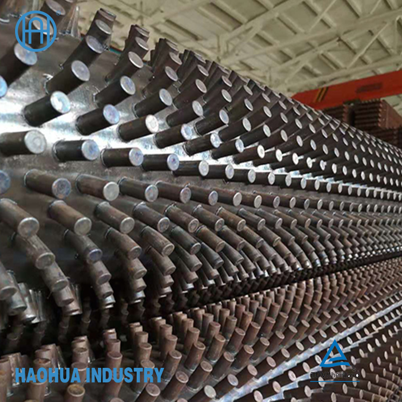 High Pressure Seamless Boiler Power Station Finned Stud Tube