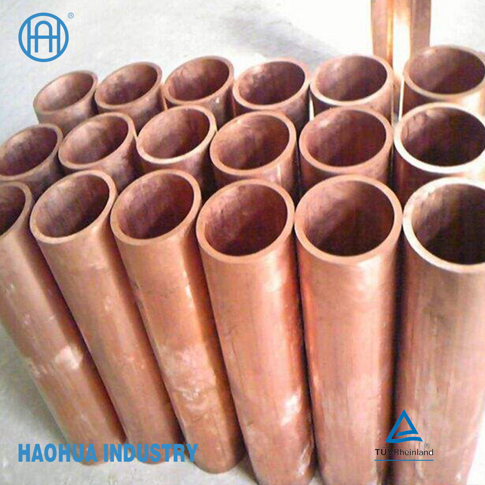 Straight ASTM C10100 C10200 Copper Tube / Copper Pipe