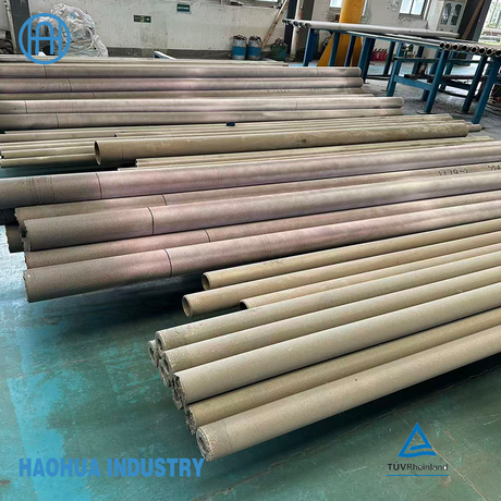 Centrifugal casting tube bundle