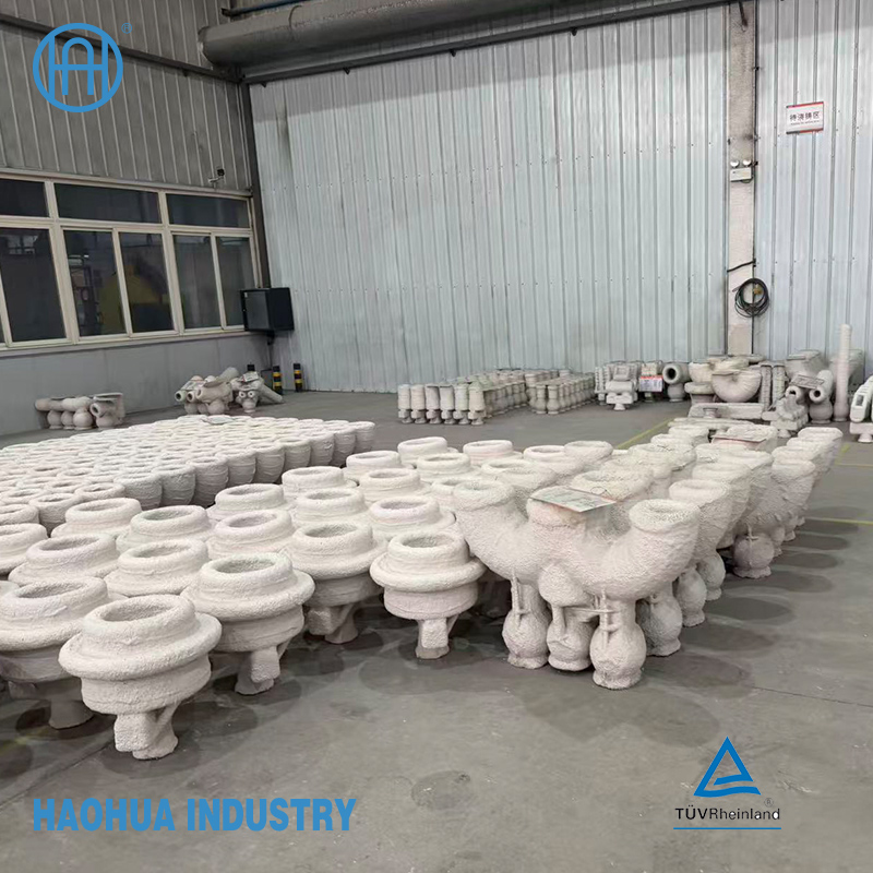 Static Cast Fittings for Radiant Tube Elbow