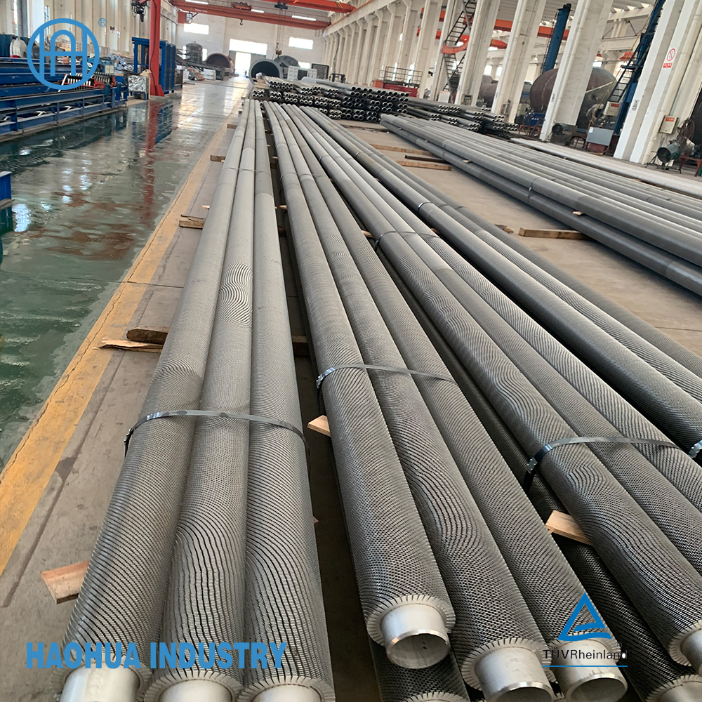 H Type Finned Heat Exchanger Tubes Condensing Exchanger