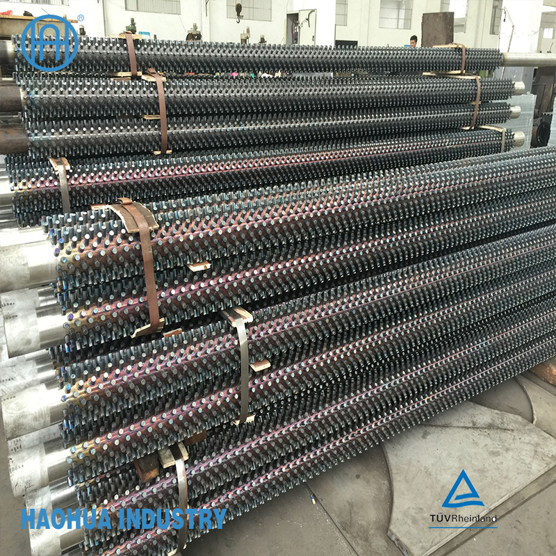 High Pressure Seamless Boiler Power Station Finned Stud Tube