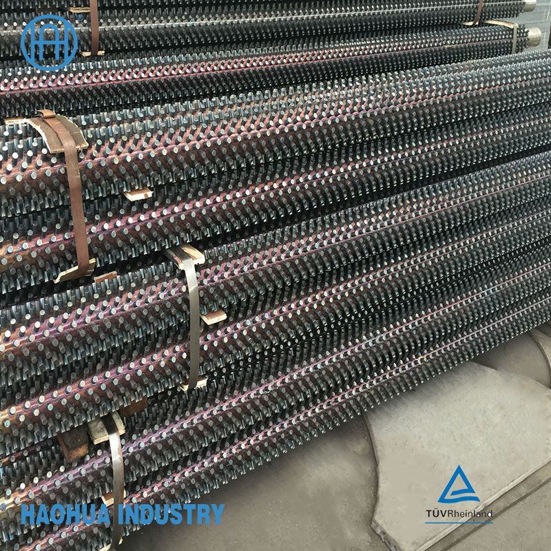 Studded Alloy Steel Finned Pipe Beveled Ends for Bolier