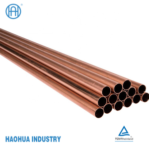 Copper Pipe Brass Tube Straight ASTM C10100 C10200 Copper Tube