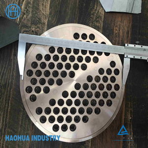 Floating Large Diameter Forged Flange Double Boiler Fixed Stationary Tube To Condenser Tubesheet Heat Exchanger Tube Sheet