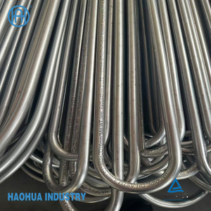 304 / 304L, 316 316L, 321, Duplex S31803, 2205, Nickel Alloy U-Bend or U-Shape Bending Boiler Exhcanger Tubes