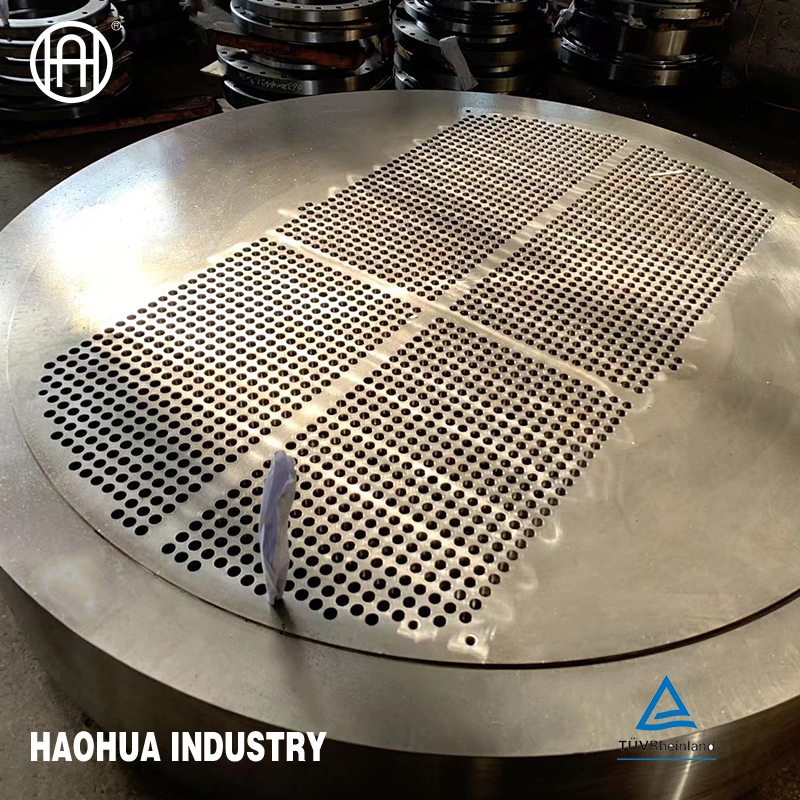 CNC Machining Drilling Drilled Forged Forging Steel TubeSheets Tube Sheets